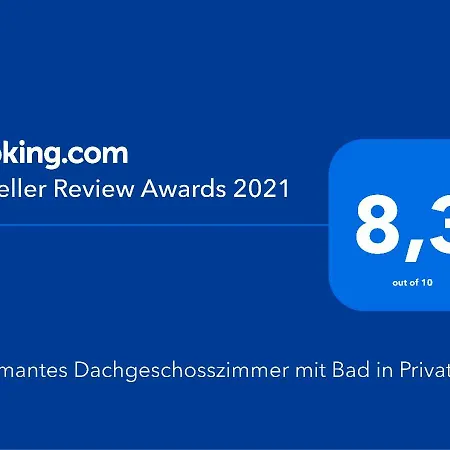 B&B Waghaeusel - Charmante Dachgeschosszimmer Im Privathaus Homestay